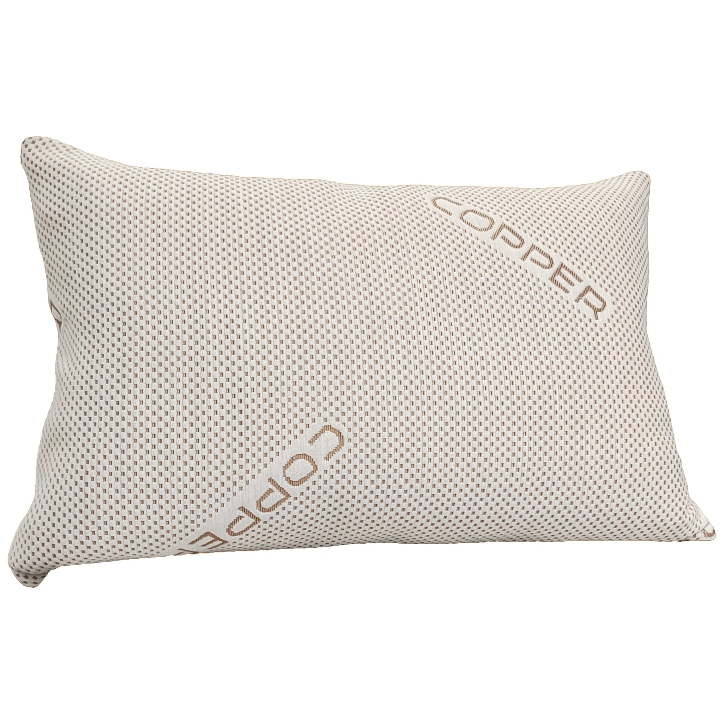 Copper Infused Unique Memory Foam Pillow for Skin Health Hypoallergenic Luxury Premium Fibre Filling for Superior Comfort and Support by OLIVIA ROCCO