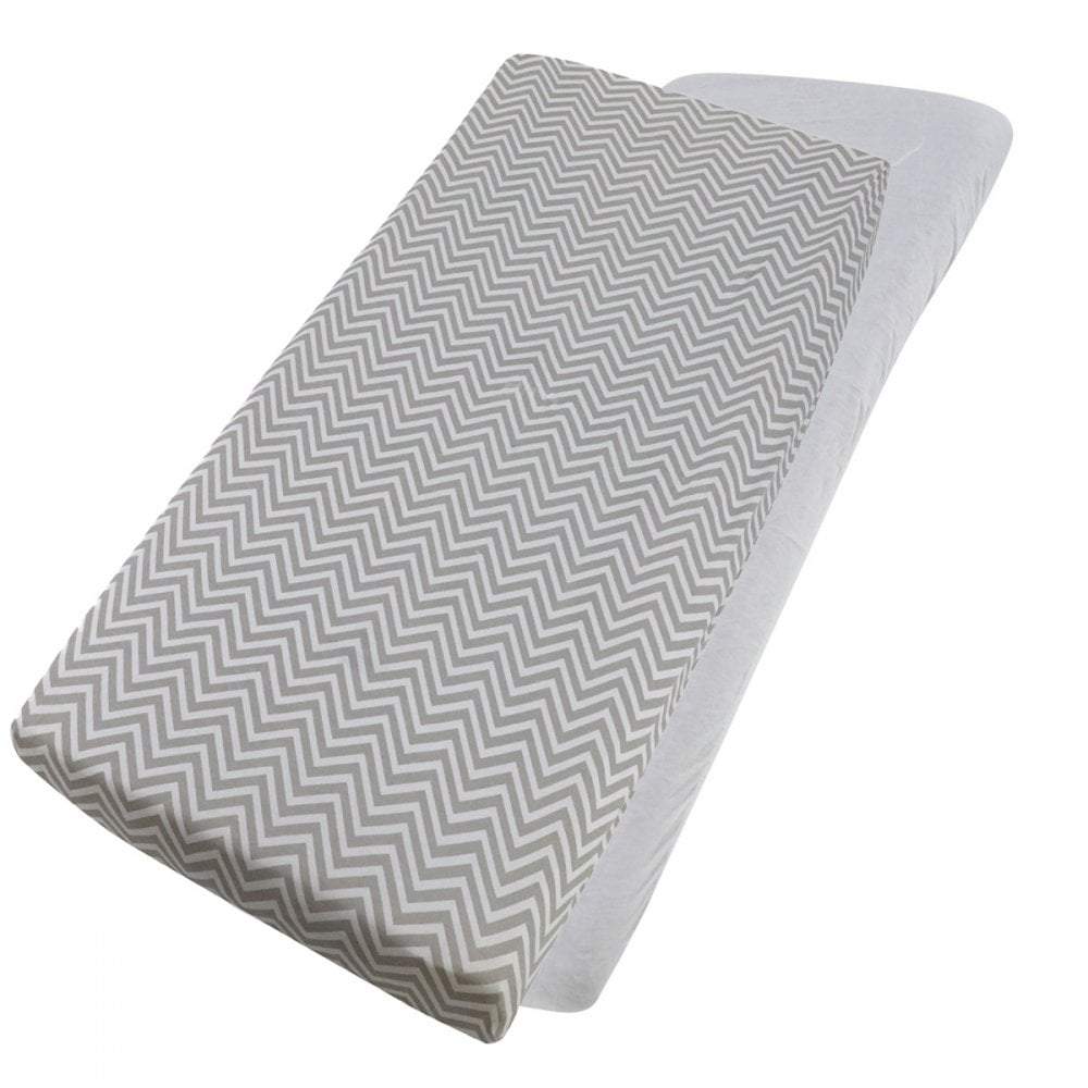 Crib Jersey Fitted Sheets 100% Cotton 40x90cm - Pack Of 2 - Fits All Models