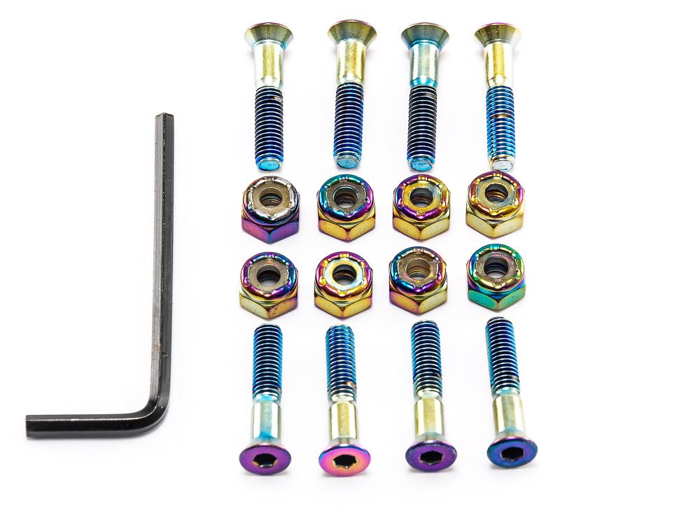 Venom Premium Hardware 1" - Anodised - Neochrome