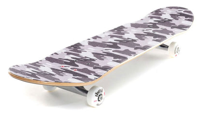 Venom Professional Grade Skateboard Griptape 9" x 33" - Camo - White/Grey