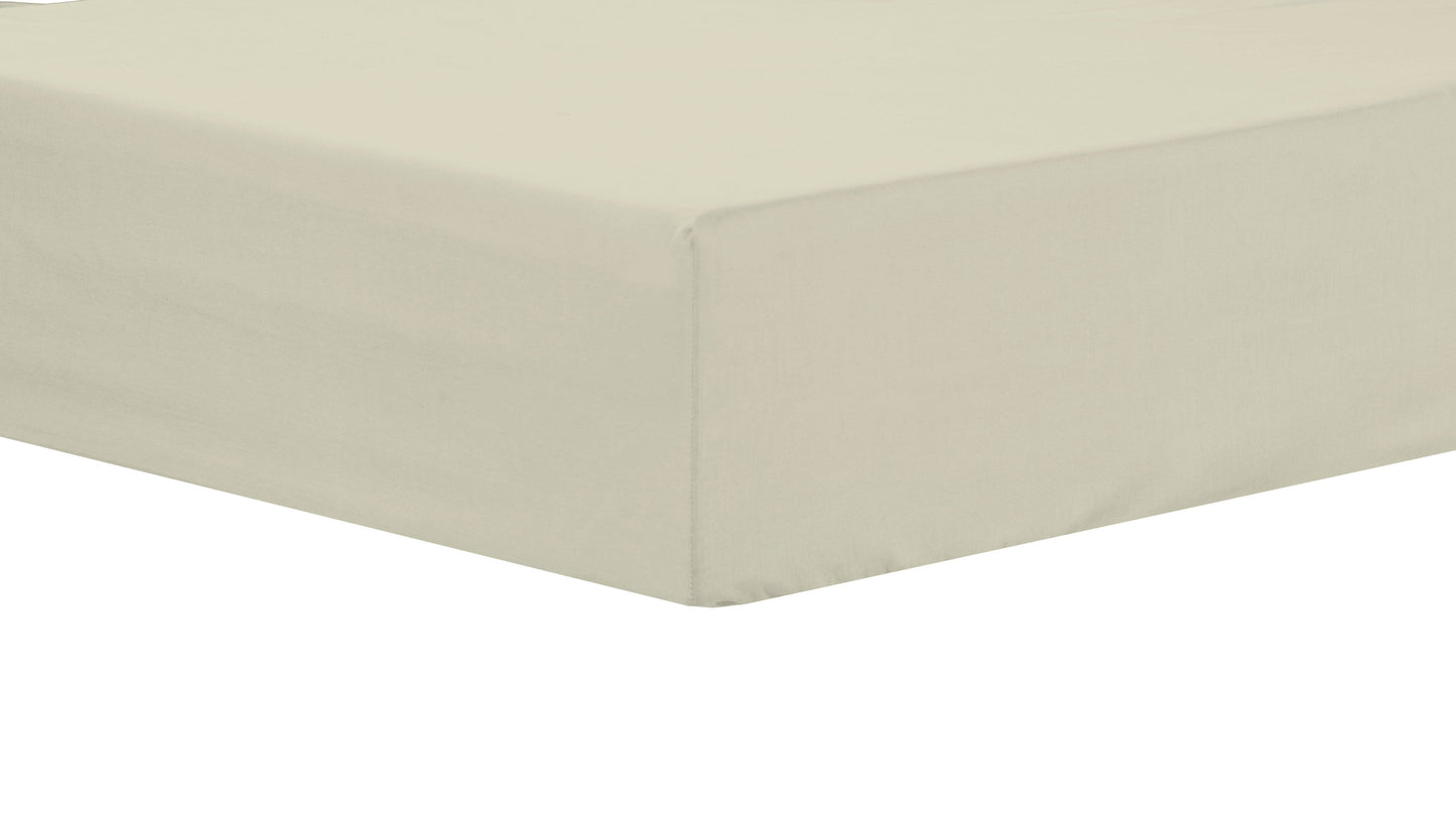 Extra Deep Pocket Fitted Sheet for Thick Mattresses Super Soft Indus Valley Cotton Blend Bedding OEKO-TEX Certified in Multiple Colours by OLIVIA ROCCO