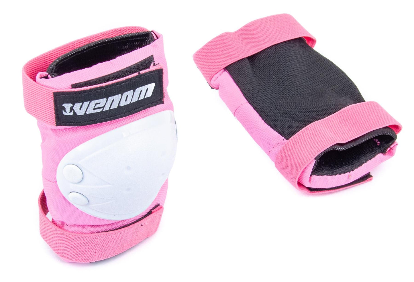 Venom Triple Knee/Elbow/Wrist Pad Set - Pink White