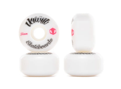 Venom Logo White Skateboard Wheels 50-60mm