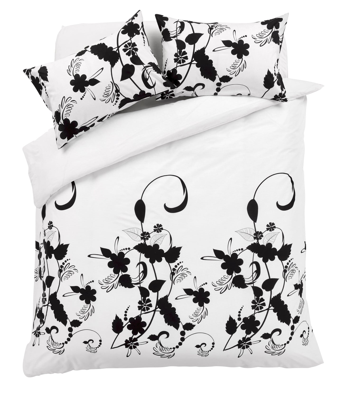 Floral Trail Duvet Set Luxurious Cotton Rich Soft Bedding with Elegant Botanical Design in Single Double King and Super King Sizes OEKO-TEX Certified by OLIVIA ROCCO