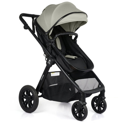 For Your Little One Cruise 3 In 1 Travel System With i-Size Car Seat - Pebble Sage (Free Cupholder And Seat Liner Included!)