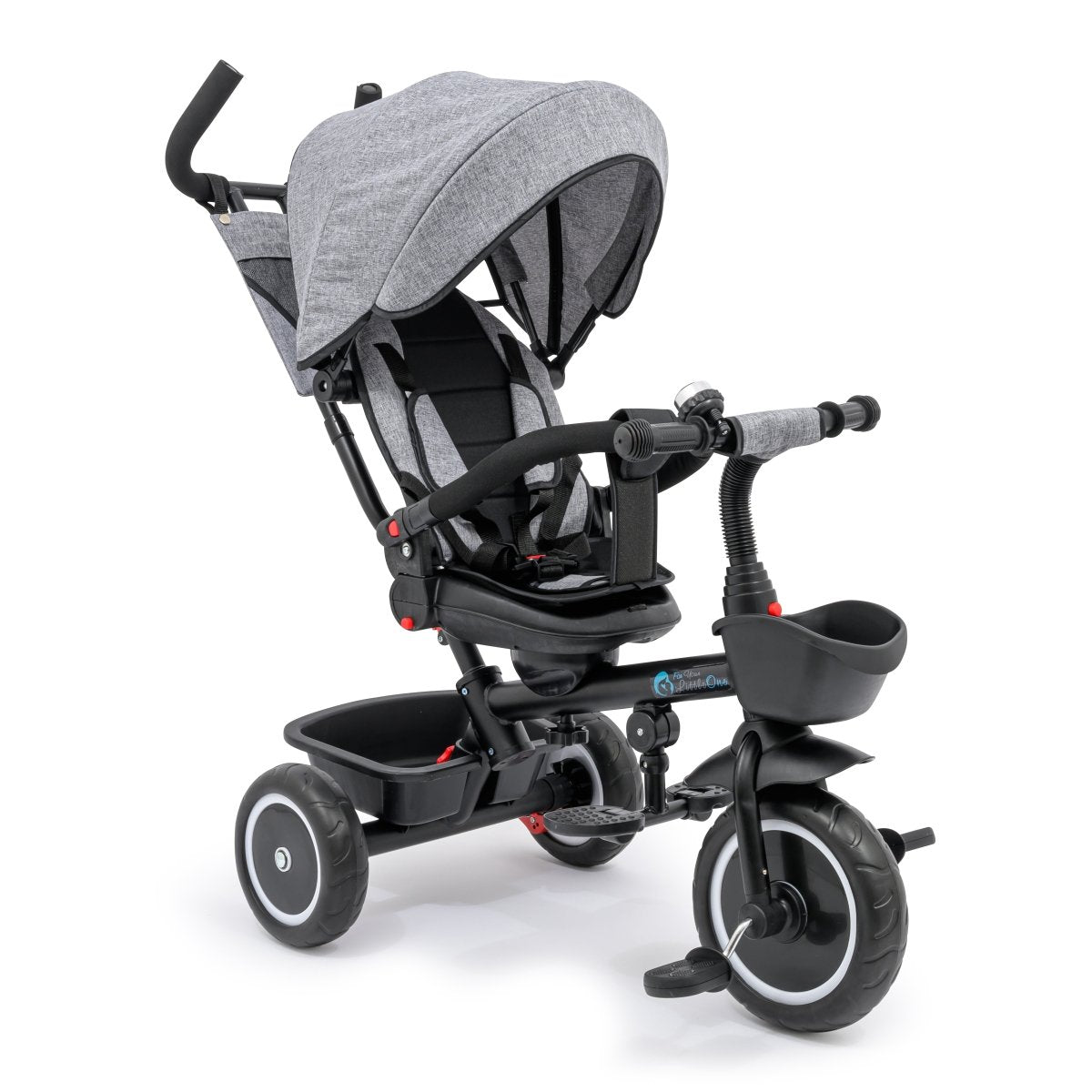 Foryourlittleone 6 in 1 Trike V3 - Grey (9 months - 5 years)