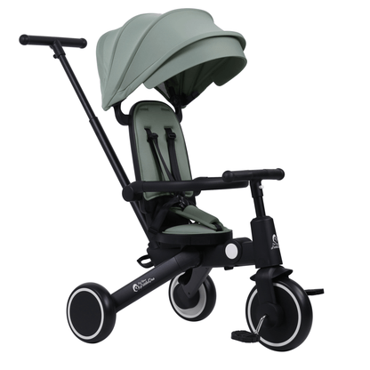 Foryourlittleone Xplor 6 in 1 Foldable Trike - Green (10m-5y)
