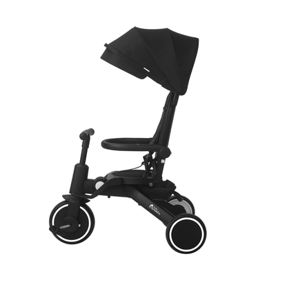 Foryourlittleone Xplor 6 in 1 Foldable Trike - Jet Black (10m-5y)