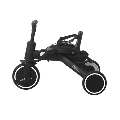 Foryourlittleone Xplor Plus 6 in 1 Foldable Trike - Jet Black (10m-5y)