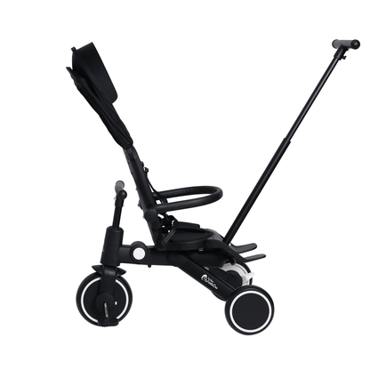 Foryourlittleone Xplor Ultimate 6 in 1 Foldable Trike - Jet Black (10m-5y)