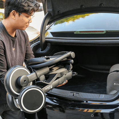 Foryourlittleone Xplor Ultimate 6 in 1 Foldable Trike - Jet Black (10m-5y)