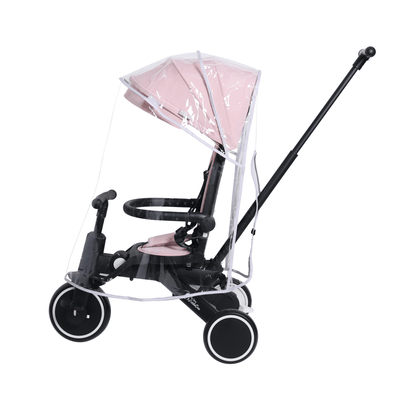 Foryourlittleone Xplor Plus 6 in 1 Foldable Trike - Pastel Pink (10m-5y)