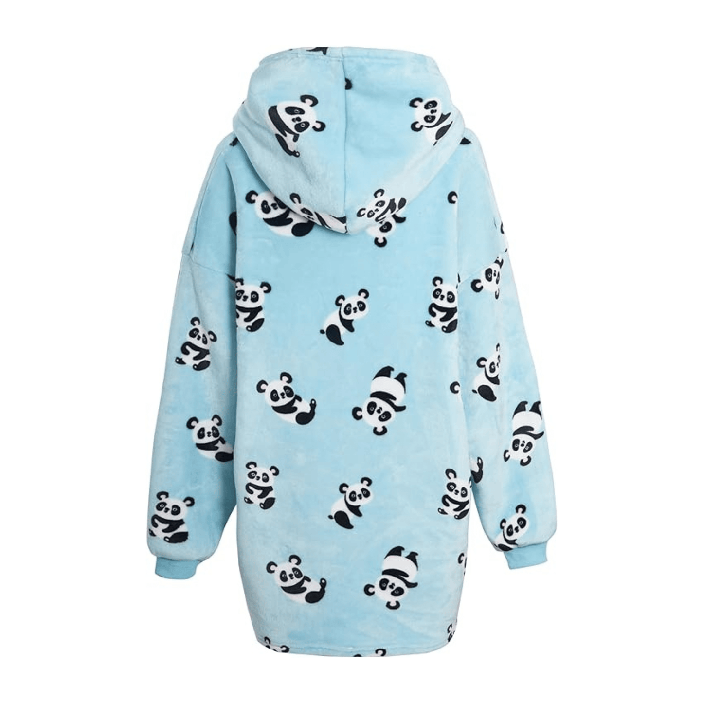 Giant Oversized Panda Hooded Blanket Plush Fleece with Reversible Sherpa Adults and Kids 6XL Hoodie Sweatshirt with Pockets Warm and Cosy by Daisy Dreamer