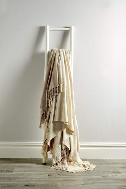 Handwoven Large Check Pure Indian Cotton Throw Blanket with Tassels Eco-Friendly Home Decor in Multiple Sizes by OLIVIA ROCCO