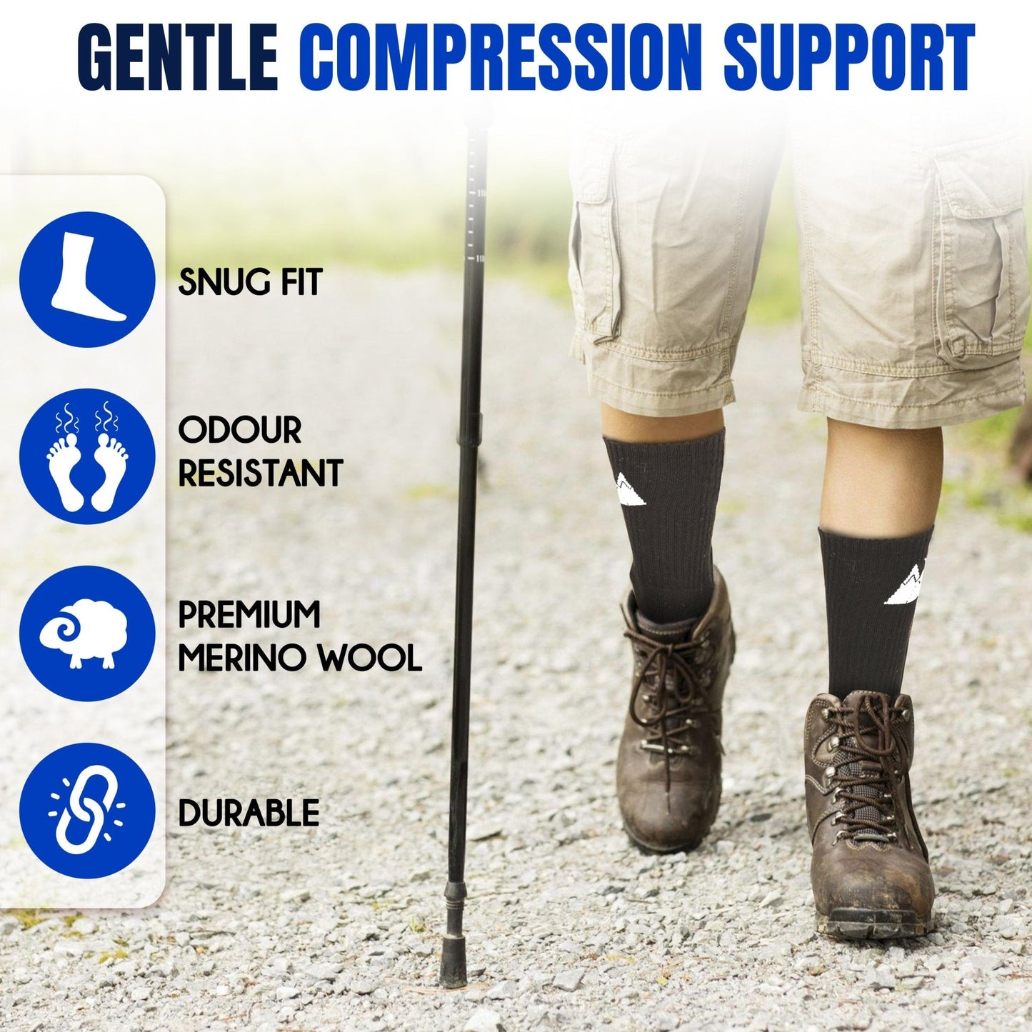 HikeWare Premium Merino Wool Socks