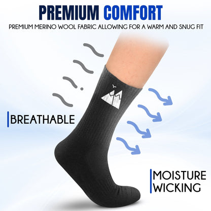 HikeWare Premium Merino Wool Socks