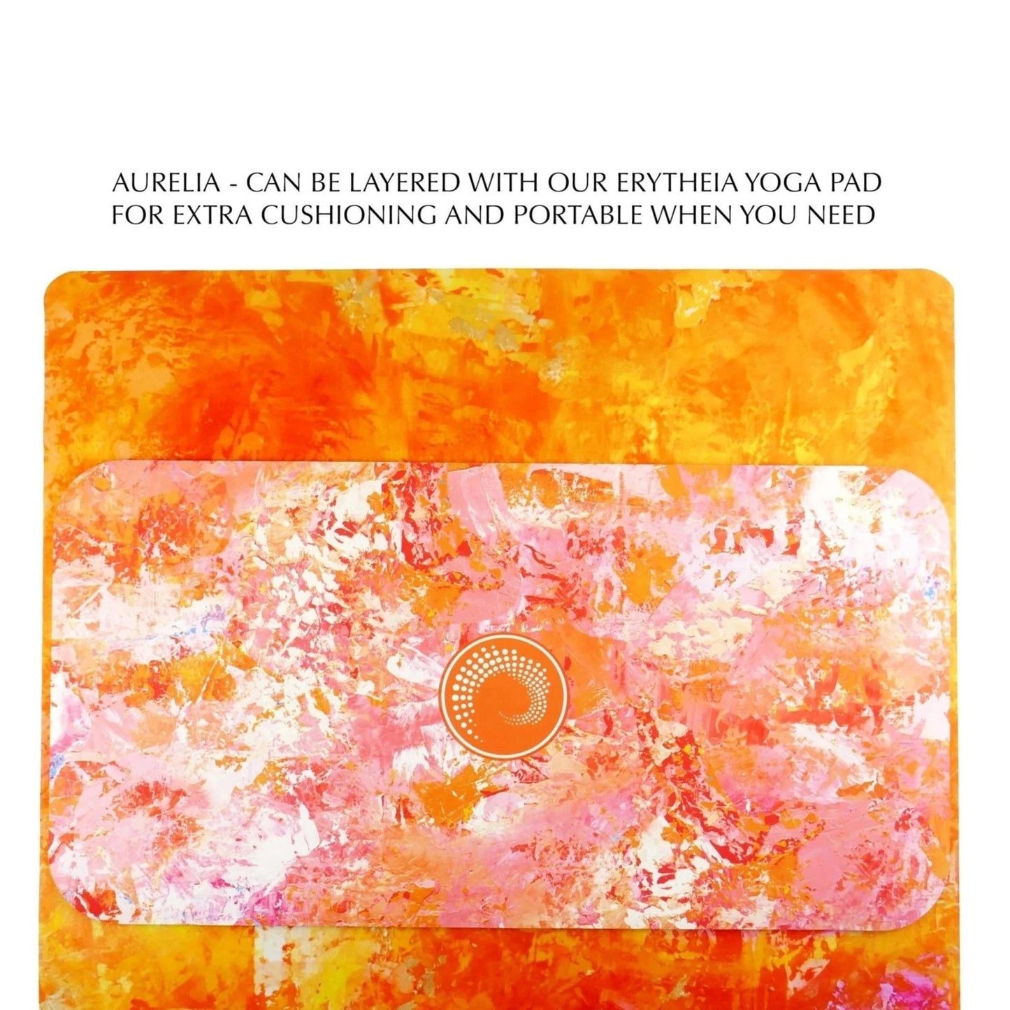 Aurelia Orange Travel Yoga Mat
