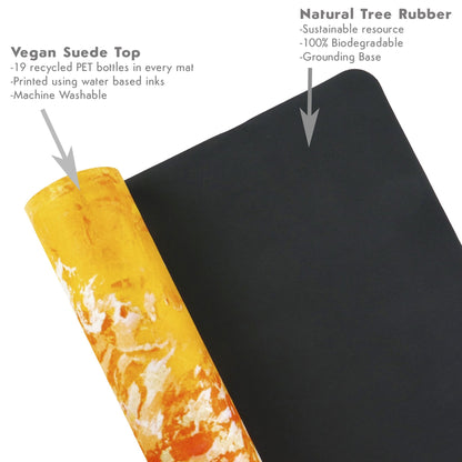 Aurelia Orange Travel Yoga Mat