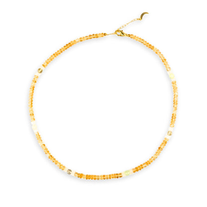 Citrine Crystal Set - Necklace & Bracelet