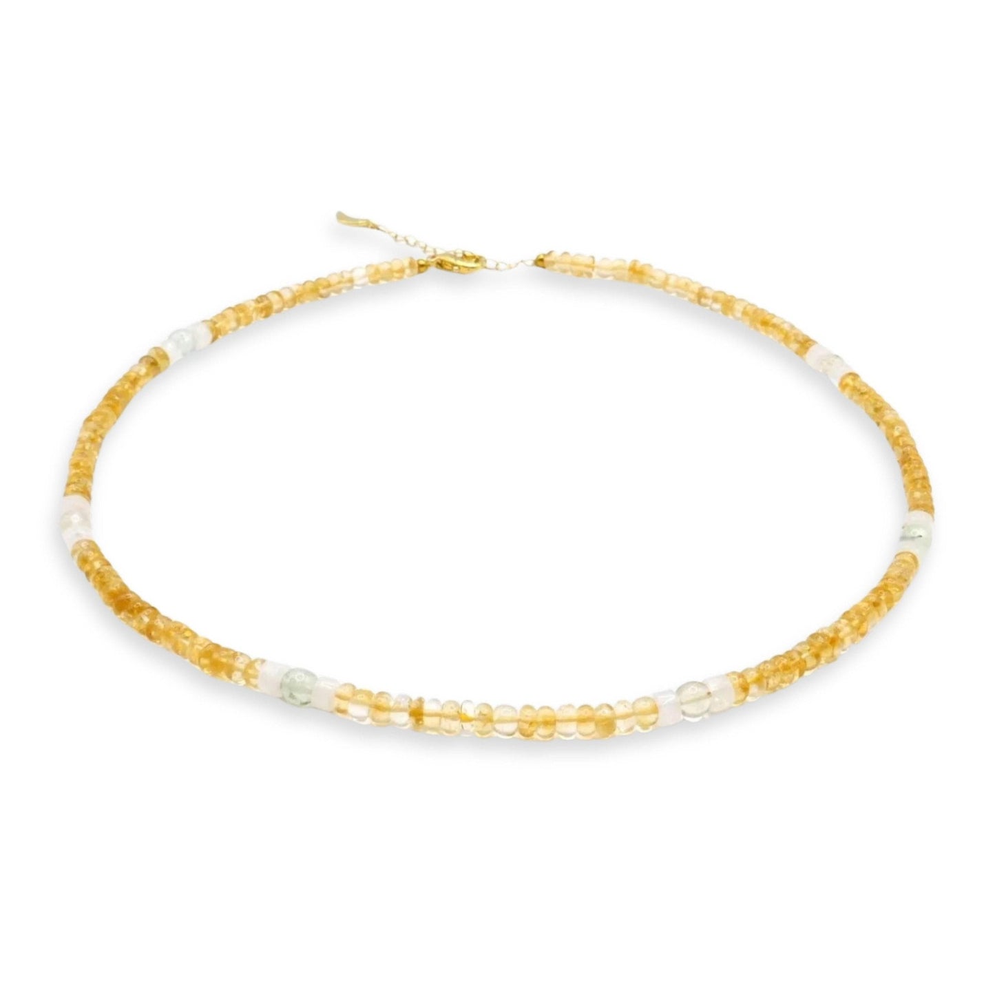 Citrine Crystal Set - Necklace & Bracelet
