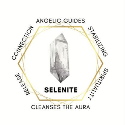 Dried Flower Sage, Selenite and Cedar Kit