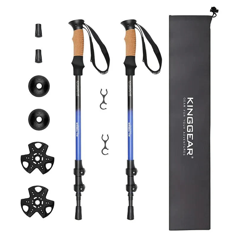 KingGear Aluminium Hiking Poles