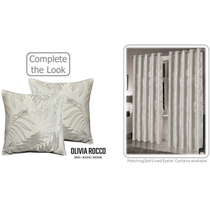 Leaf Sparkle 2 Pack Cushion Covers Leaf Natural Modern Decorative Throw Pillow Cases for Sofa or Bed by OLIVIA ROCCO