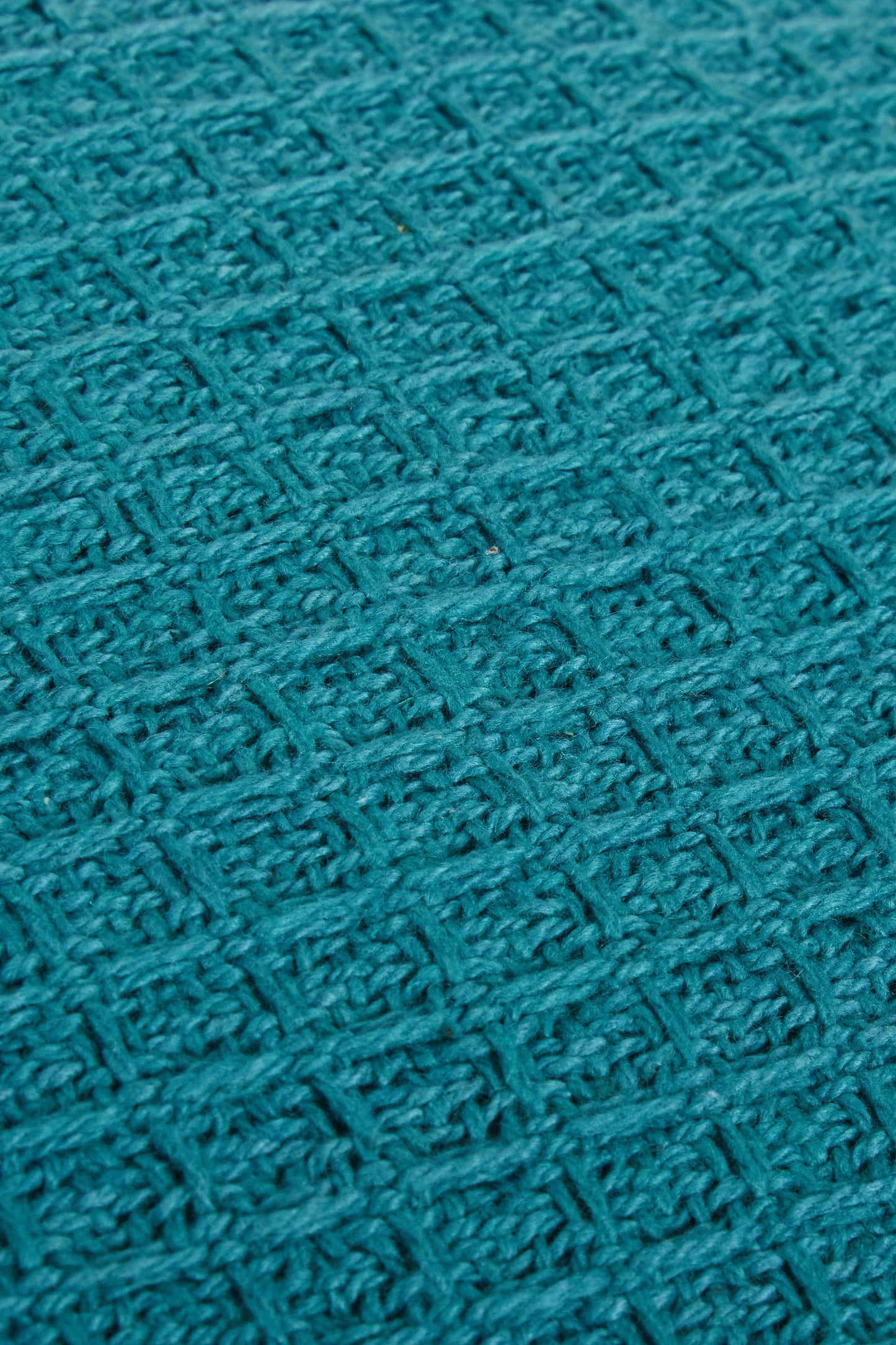 Lisbon Pure Indian Cotton Handwoven Honeycomb Vibrant Cushion Covers for Indoor Outdoor Use in Grey Ochre Navy Teal Silver Pink 17x17 and 24x24 Inches by OLIVIA ROCCO