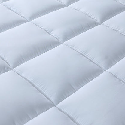 Microfibre Mattress Topper Heavy Fill Extra Deep Super Soft Anti-Allergy Bed Topper for Ultimate Comfort by OLIVIA ROCCO