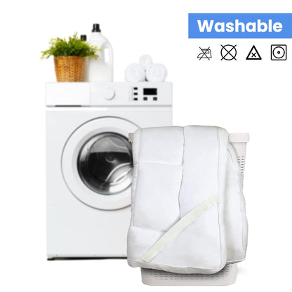 Microfibre Mattress Topper Heavy Fill Extra Deep Super Soft Anti-Allergy Bed Topper for Ultimate Comfort by OLIVIA ROCCO