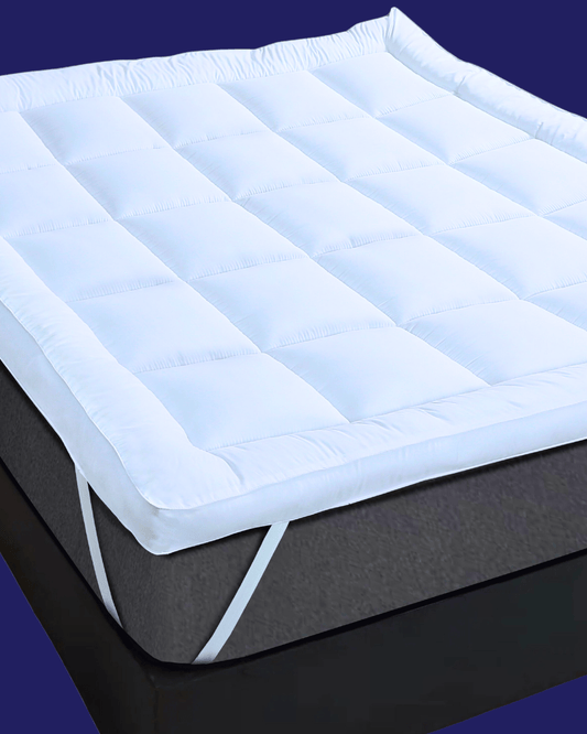 Microfibre Mattress Topper Heavy Fill Extra Deep Super Soft Anti-Allergy Bed Topper for Ultimate Comfort by OLIVIA ROCCO