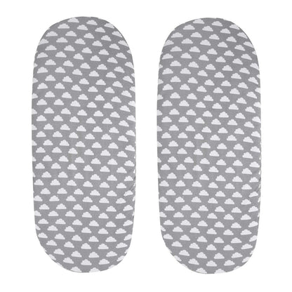 Moses Basket Jersey Fitted Sheet 100% Cotton - Pack Of 2