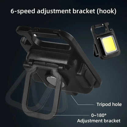 Multi-Functional LED Keyring Light