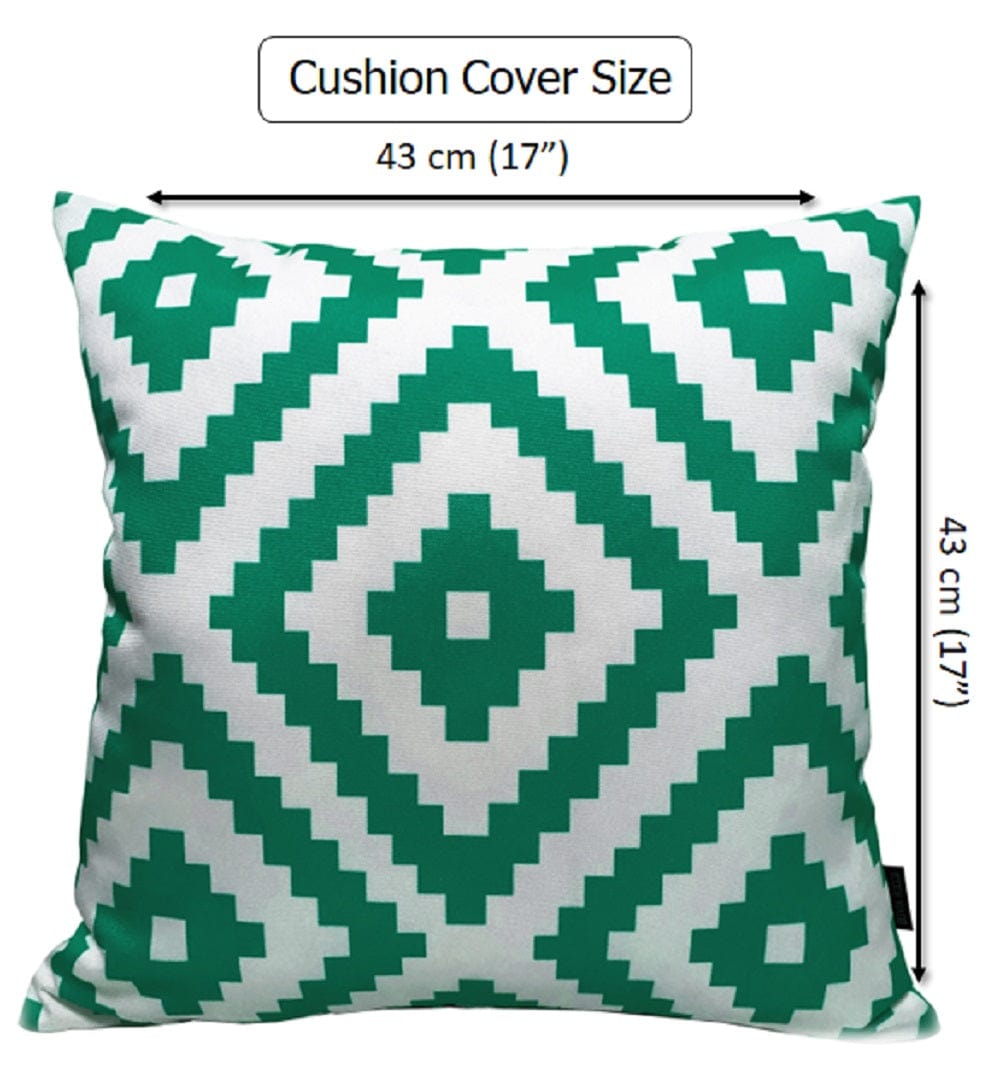 Nairobi Lime Green Outdoor Waterproof Patio Garden Cushions Durable Weather-Resistant Polyester Comfortable Hollow-Fibre Filled Versatile Indoor Outdoor Use by OLIVIA ROCCO