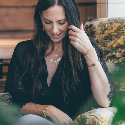 Etrusca Curved Necklace