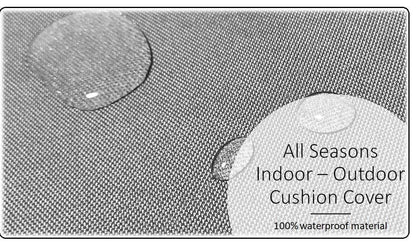 Outdoor Waterproof Cushions for Patios Gardens and Indoor Use Vibrant Colours Durable Weather-Resistant Comfortable Versatile Multiple Sizes by OLIVIA ROCCO