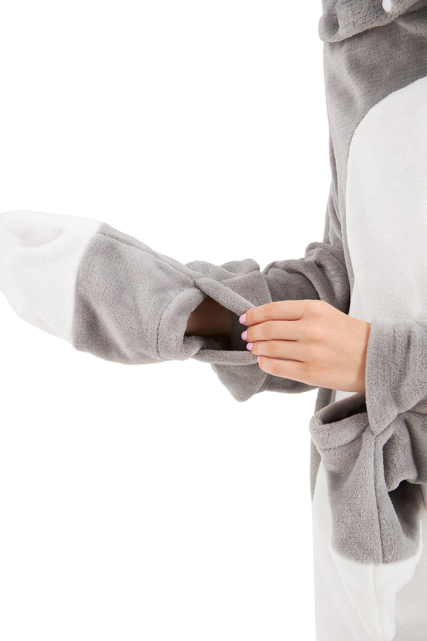 Oversized Koala Animal Wearable Blanket Hoodie Soft Fleece Hooded Blanket with Sleeves Warm Winter Loungewear by OLIVIA ROCCO