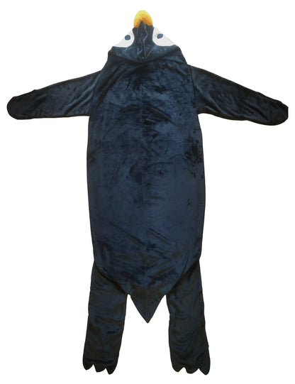 Oversized Penguin Animal Wearable Blanket Hoodie Soft Fleece Hooded Blanket with Sleeves Warm Winter Loungewear by OLIVIA ROCCO