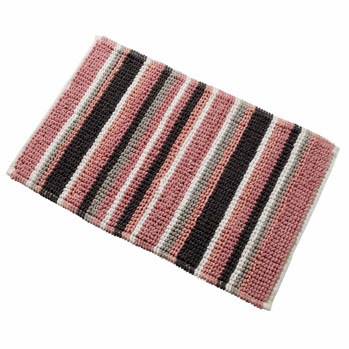 Padstow Super Soft Absorbent Stripe Bathmat 50 x 80 cm Quick-Drying Anti-Slip Durable Bathroom Accessory by OLIVIA ROCCO
