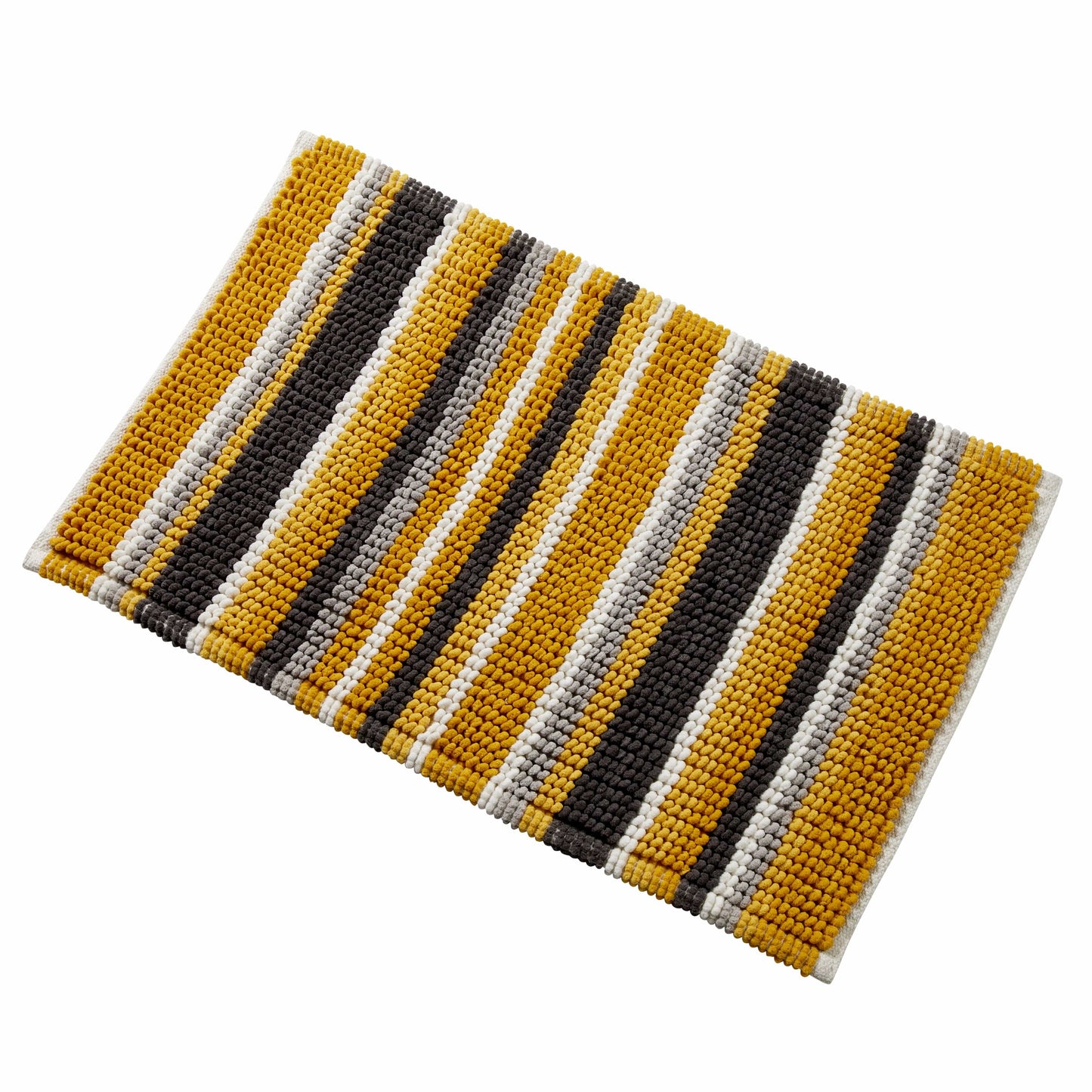Padstow Super Soft Absorbent Stripe Bathmat 50 x 80 cm Quick-Drying Anti-Slip Durable Bathroom Accessory by OLIVIA ROCCO