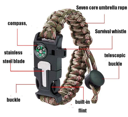 Parachute Cord Survival Bracelet