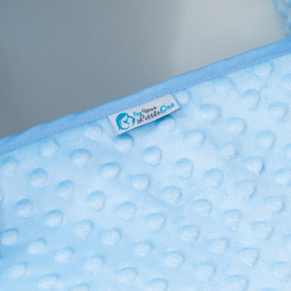 Pod Blue Dimple Moses Basket Bedding Set