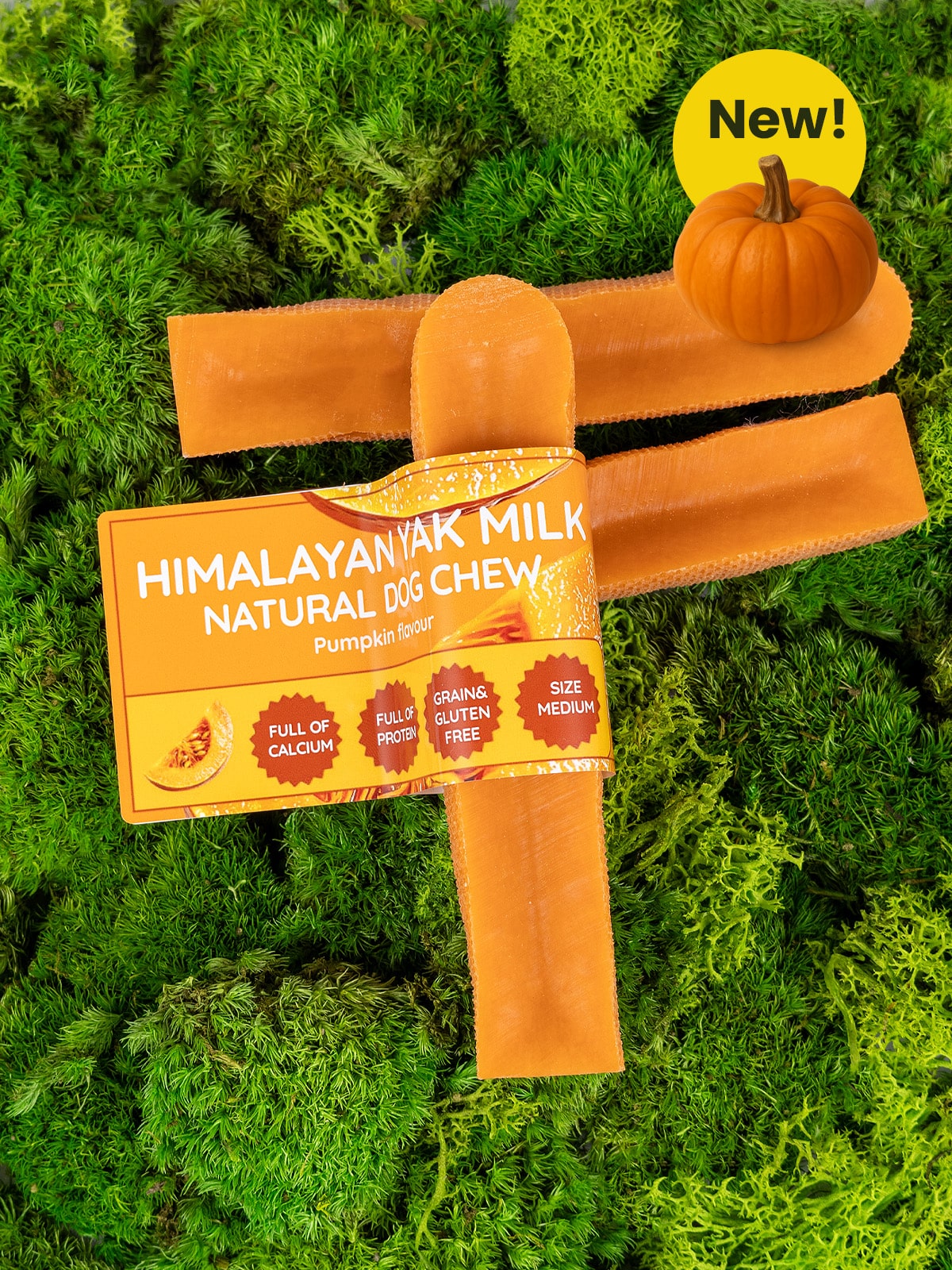 Pumpkin Yak Dog Chew