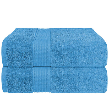Rhodes Towel Aqua 100% Cotton Hotel Quality Soft Super Absorbent Hand Bath Towels, Sheets & Face Cloths by OLIVIA ROCCO
