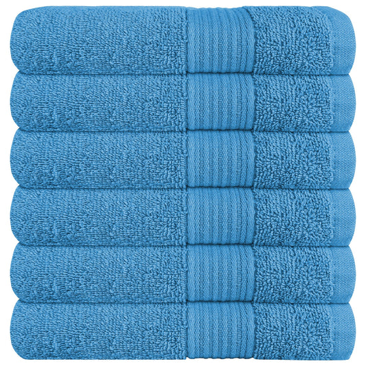 Rhodes Towel Aqua 100% Cotton Hotel Quality Soft Super Absorbent Hand Bath Towels, Sheets & Face Cloths by OLIVIA ROCCO
