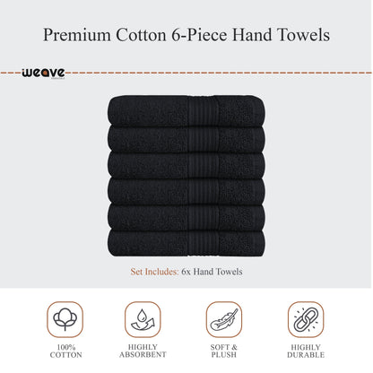 Rhodes Towel Black 100% Cotton Hotel Quality Soft Super Absorbent Hand Bath Towels, Sheets & Face Cloths by OLIVIA ROCCO