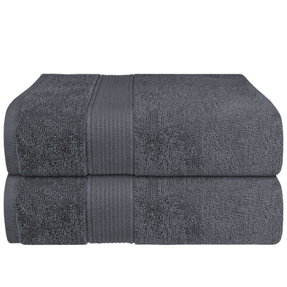 Rhodes Towel Grey 100% Cotton Hotel Quality Soft Super Absorbent Hand Bath Towels, Sheets & Face Cloths by OLIVIA ROCCO