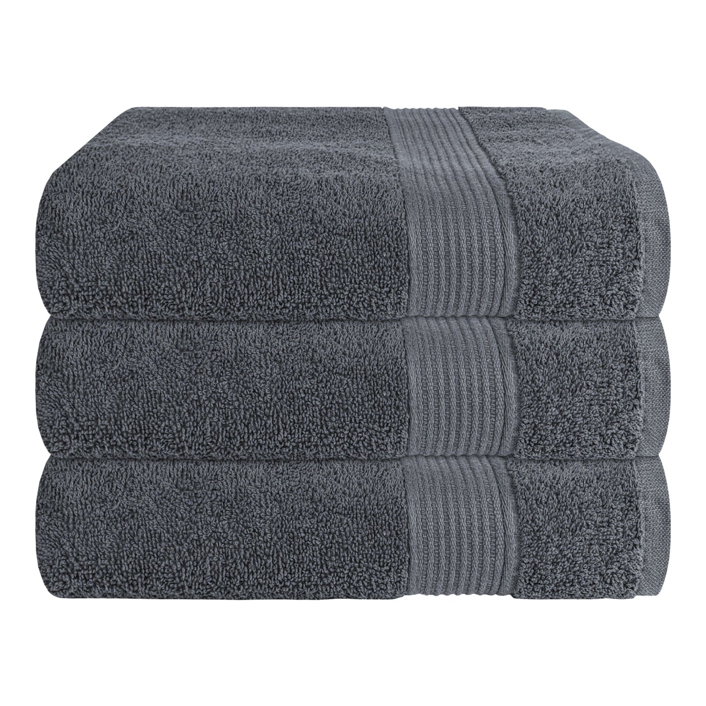 Rhodes Towel Grey 100% Cotton Hotel Quality Soft Super Absorbent Hand Bath Towels, Sheets & Face Cloths by OLIVIA ROCCO