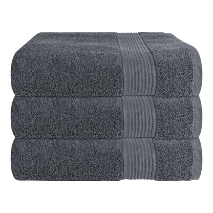 Rhodes Towel Grey 100% Cotton Hotel Quality Soft Super Absorbent Hand Bath Towels, Sheets & Face Cloths by OLIVIA ROCCO