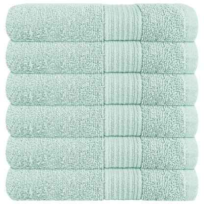 Rhodes Towel Seafoam 100% Cotton Hotel Quality Soft Super Absorbent Hand Bath Towels, Sheets & Face Cloths by OLIVIA ROCCO